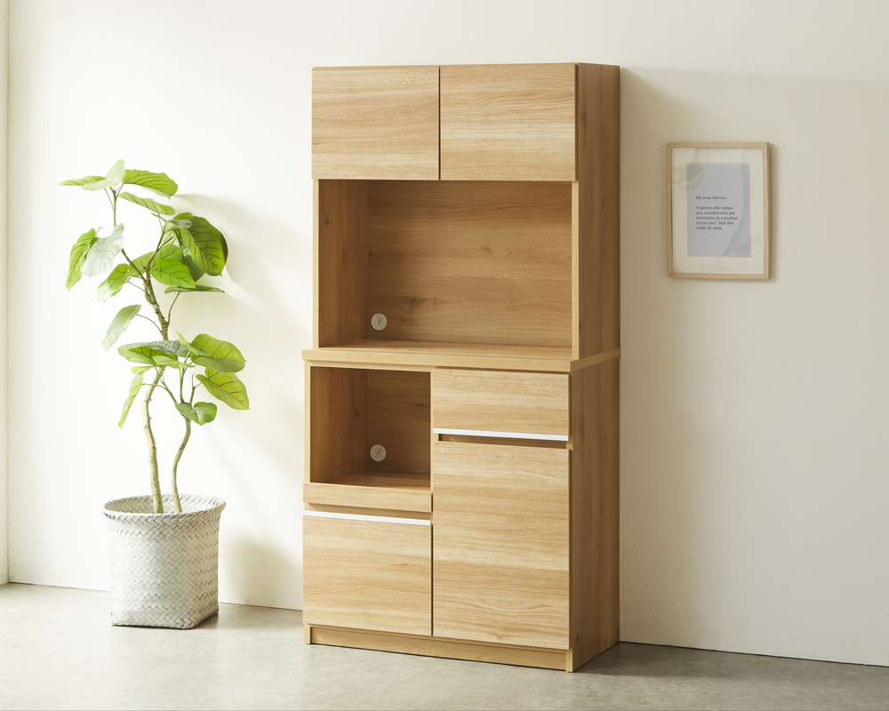 コストパフォーマンス当店No.1 食器棚 ナポリ 幅88.8cm | セミオーダー