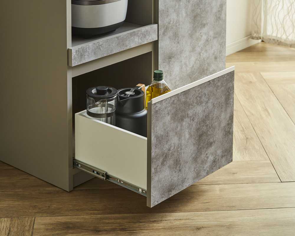 コストパフォーマンス当店No.1 食器棚 ナポリ 幅88.8cm | セミオーダー