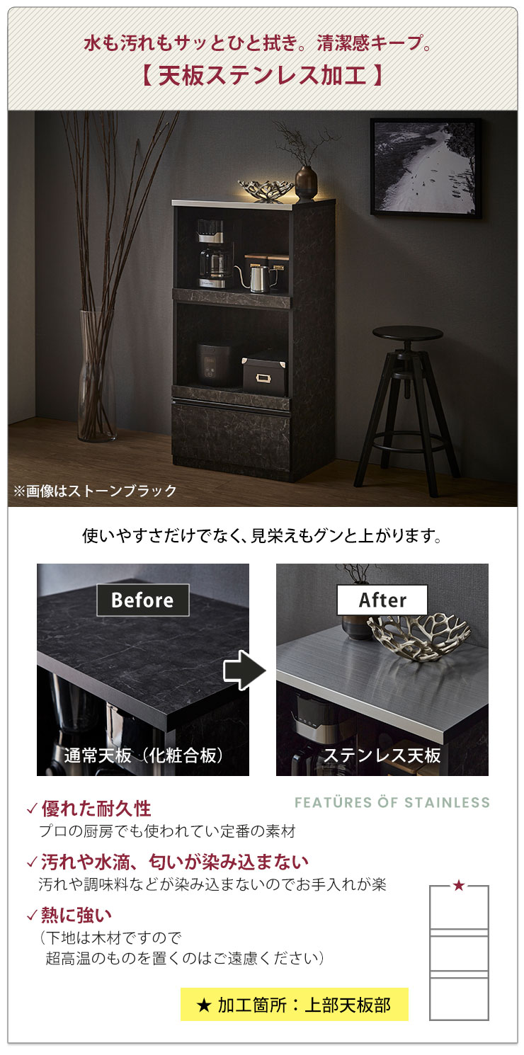 天板ステンレス加工