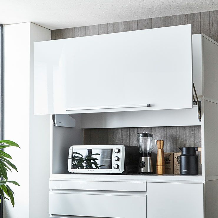 扉スライド約47cm 上部カウンター モイス加工・2口コンセント