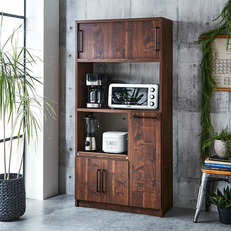 食器棚 令和 ウォールナット