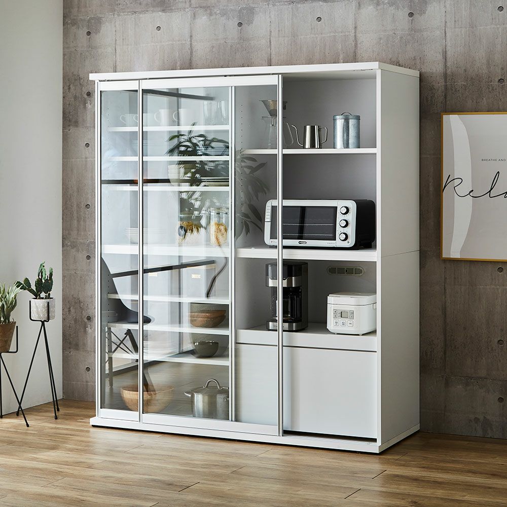 サイズ表 可動棚・引き出し寸法付き 食器棚 ポエム3