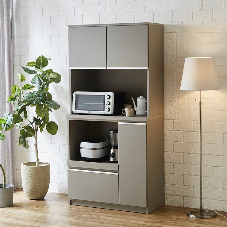 食器棚 ナポリ アースグレージュ