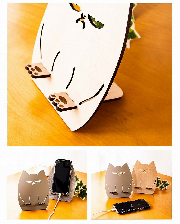 木製 スマホスタンド ブサカワ猫 ぶさかわネコ スマホスタンド 木製 スマホスタンド ブサカワ猫 ぶさかわネコ スマホスタンド