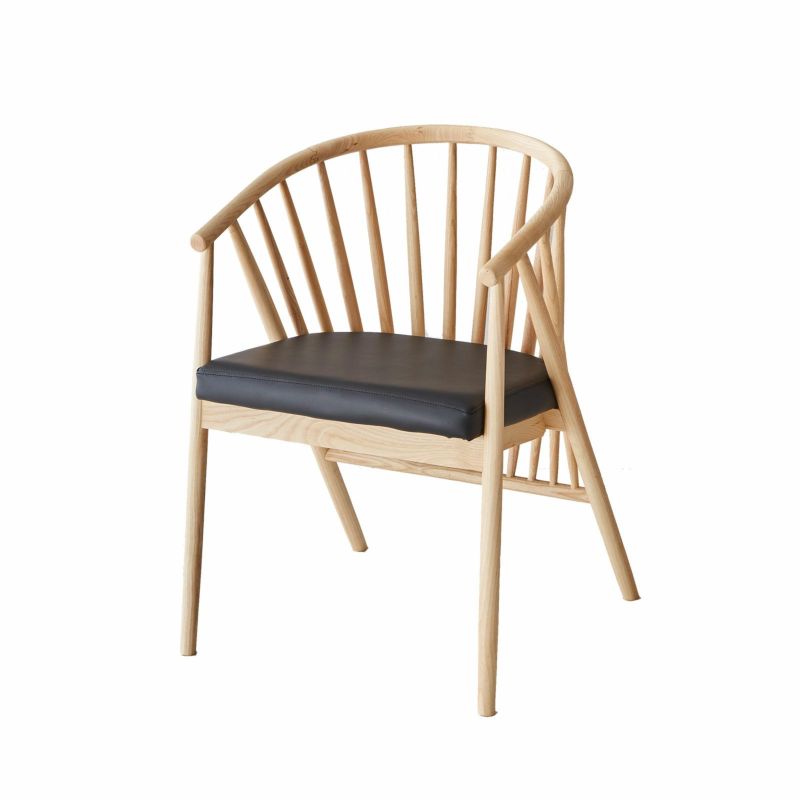 ダイニング 丸ガレット90-5点セット ナチュラル