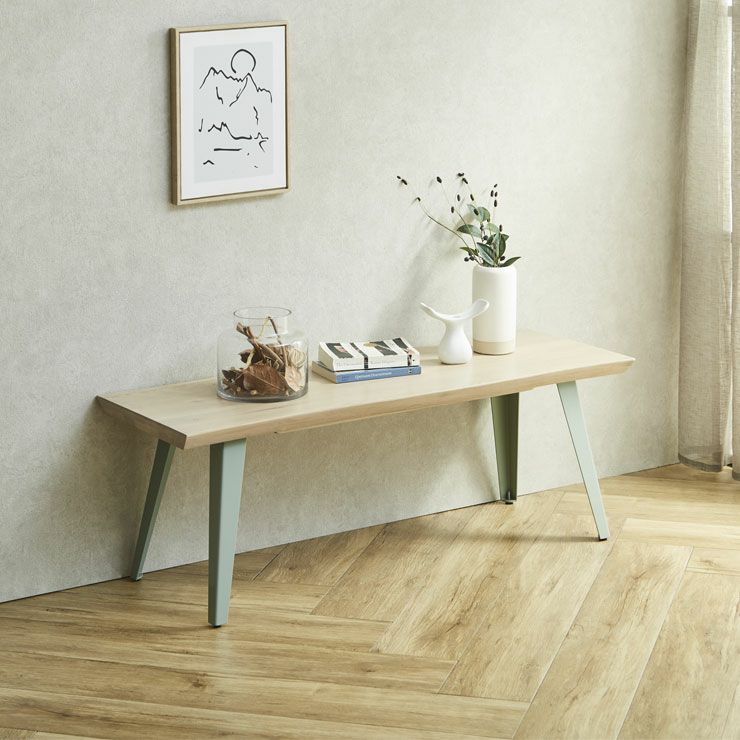 【引取可能】軽量スツール チェア ベンチ コーヒーテーブル UN/BK 完成品 幅120] ベンチ単品 ダイニングベンチ RB-501 3色展開 スツール