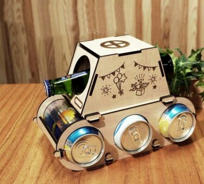 ドリンクボトルホルダー ドリンク ホルダー 戦車 タンク 収納 ワイン