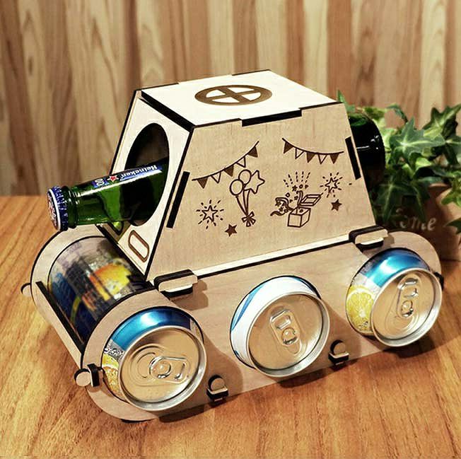 ドリンクボトルホルダー ドリンク ホルダー 戦車 タンク 収納 ワイン