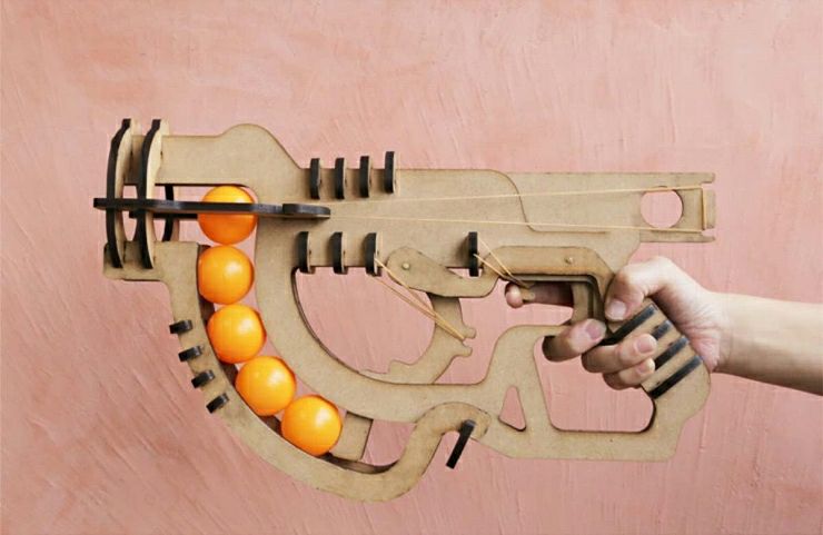ピンポンガン 工作 単発式 おもちゃ001 | セミオーダー・カスタマイズ