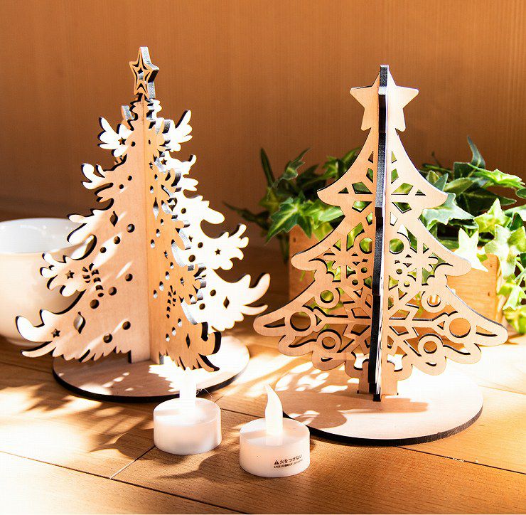 卓上クリスマスツリー・木製ツリー | iichi 日々の暮らしを
