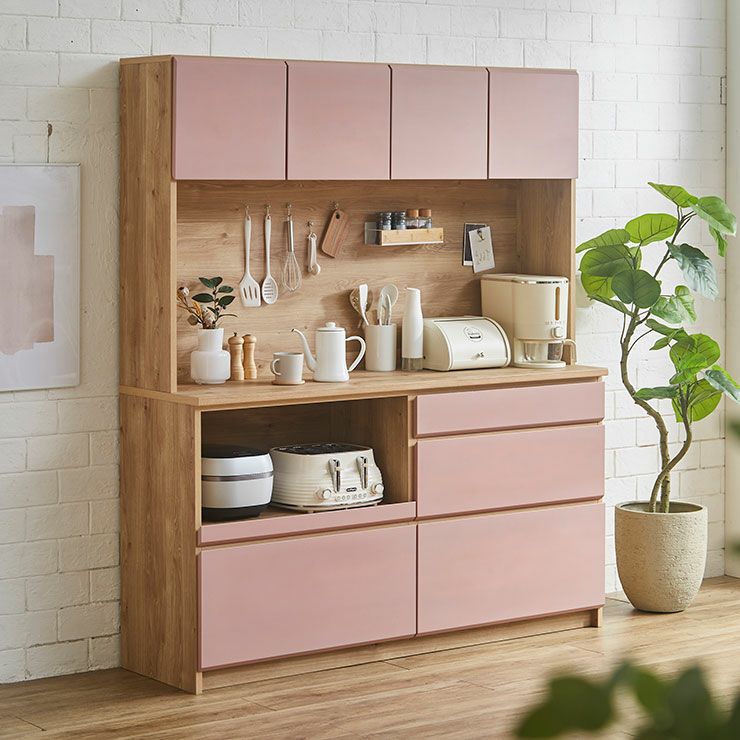 食器棚 マカロン155