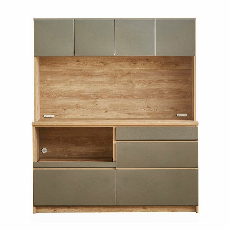 食器棚 マカロン155 コンクリート