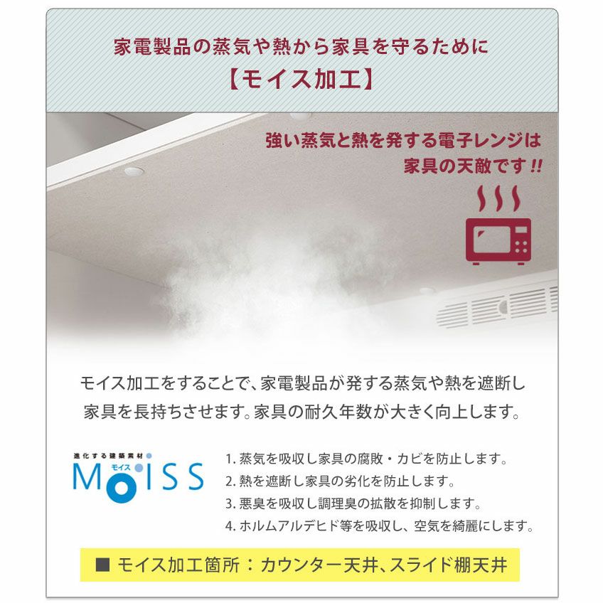 食器棚 マカロン170